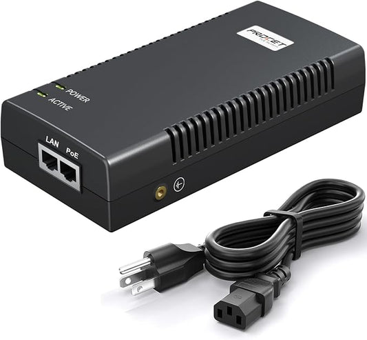 PROCET Gigabit PoE Iniector 90W PoE++ Power Injector by PROCETPOESystem