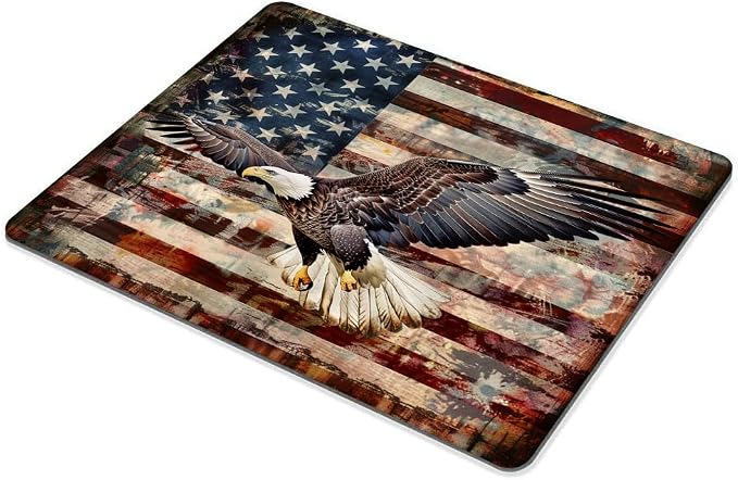 Square Mouse Pad Patriotic Bald Eagle - Image 5