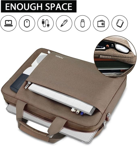 Ferkurn Laptop Bag Case for Women Men Computer Bag Compatible - Image 2