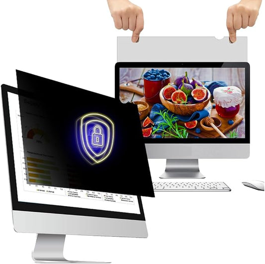 24 Inch - 16:9 Aspect Ratio - Computer Privacy Screen Filter by WELINCOfficeProducts
