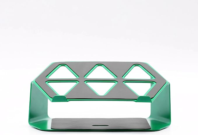 NUMIN Facet Laptop Station Green | Laptop Tabletop Stand Tall Height Ventilated - Image 6