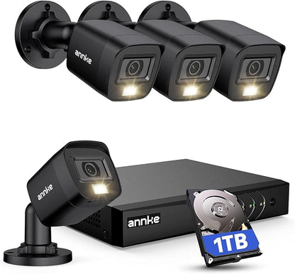 ANNKE 8CH H.265+ 3K Lite Wired Security Camera System by ANNKE