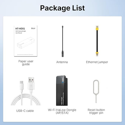 2 Packs WiFi HaLow Dongle, 802.11ah Wireless Bridge Point to Point Long Range - Image 8