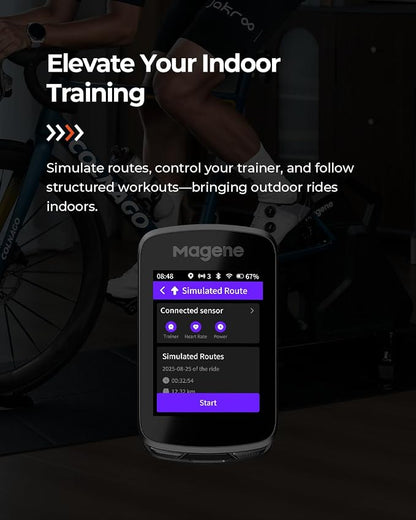 Magene C606 Pro GPS Bike Computer – 2.8" Transflective Touchscreen, 25Hr Battery - Image 7