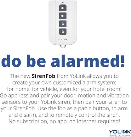 Outdoor Alarm Controller 2 and SirenFob Kit, Battery-Powered Siren/Alarm/Relay - Image 7