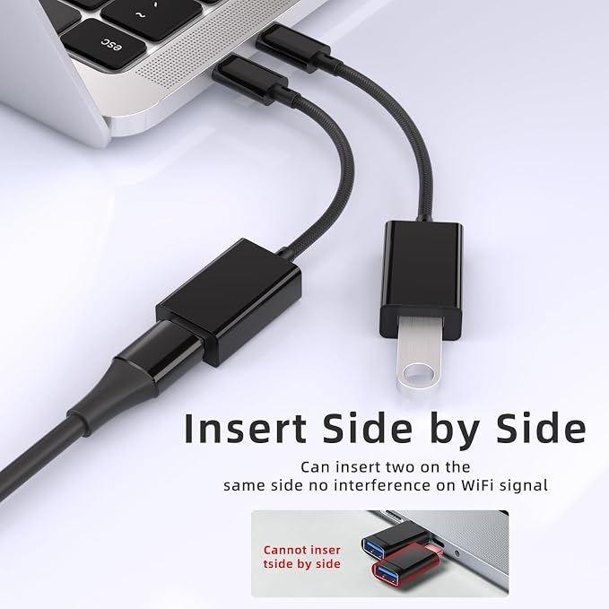 USB C to USB 3.0 Adapter, USB C Male to USB Female OTG Cable Thunderbolt3 to - Image 4