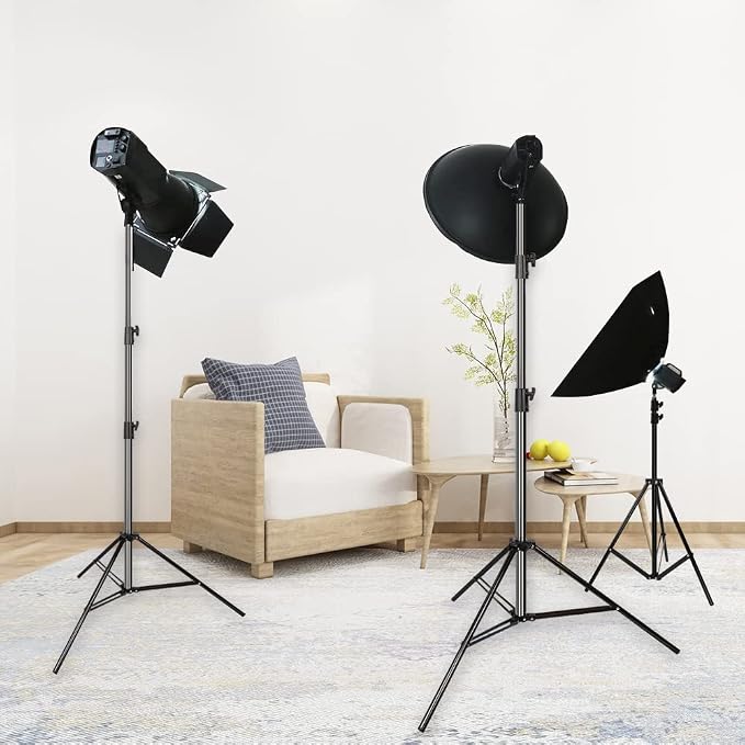 Aluminum Alloy Photography Tripod Stand, 9.19 Feet/2.8m Studio Lighting Tripod - Image 6