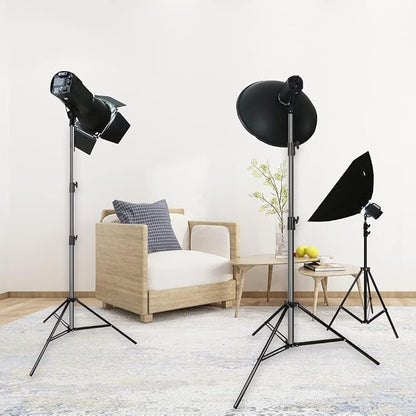 Aluminum Alloy Light Stand 9.5 Feet/2.8m Adjustable Spring Cushioned - Image 7