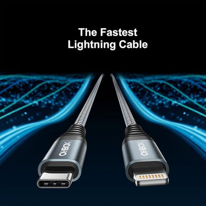 ohbox USB-C to Lightning Cable 3FT 3Pack iPhone Charger Fast Charging Braided - Image 4