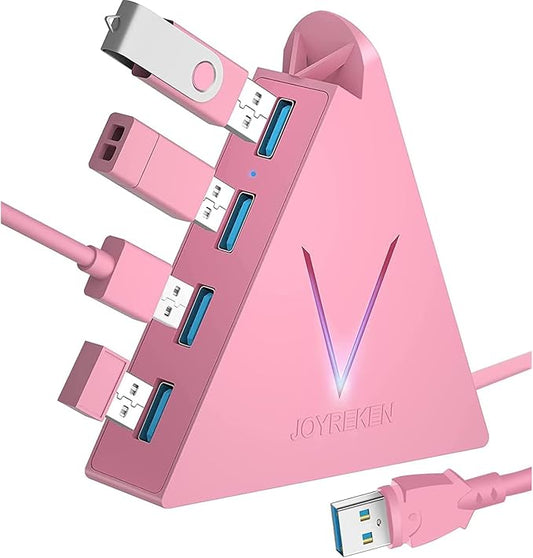 4-Port USB 3.0 Hub, FlyingVHUB Vertical Data USB Hub by JoyReken