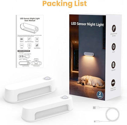 Motion Sensor Night Light, 1800mAh Rechargeable Battery Operated Step Lights - Image 7