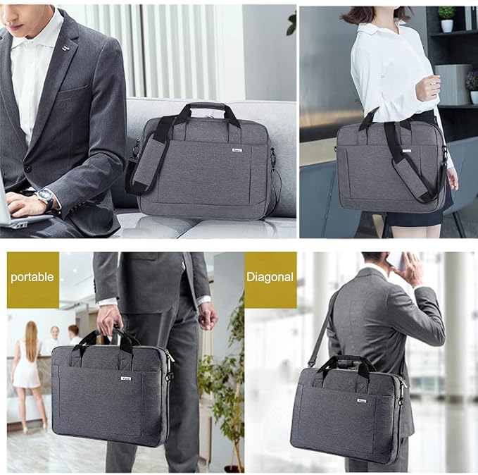 Voova Laptop Bag Case 17 17.3 Inch Computer Sleeve Messenger Bag - Image 7