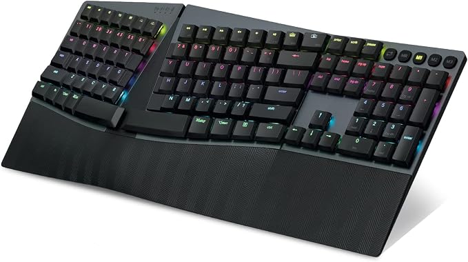 Perixx PERIBOARD-835BR Wireless Ergonomic Mechanical Keyboard by PerixxComputerGmbH