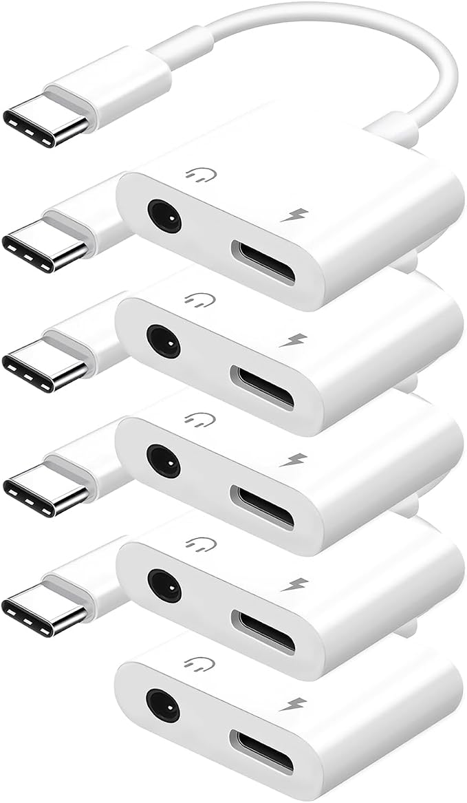 Seulliya USB C to 3.5mm Headphone Jack and Charger Adapter, 2-in-1 Audio & Fast by Seulliya