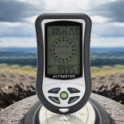 Multi Function Altimeter, 8 in 1 Digital Compass, Thermometer, Hiking Safety - Image 4
