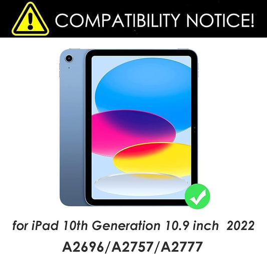 Keyboard Case for iPad 10th 10.9" 2022, iPad 11" A16 11th 2025-7 Color Backlight - Image 2