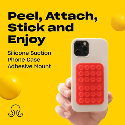 Classic - Silicone Suction Phone Case Adhesive Mount - Hands-Free, Strong Grip - Image 2