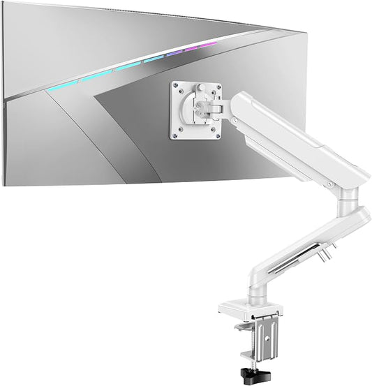 Single Monitor Arm Fits up to 32 Inch Computer Screens, Holds 4.4-22lbs by ERGOFOCUS