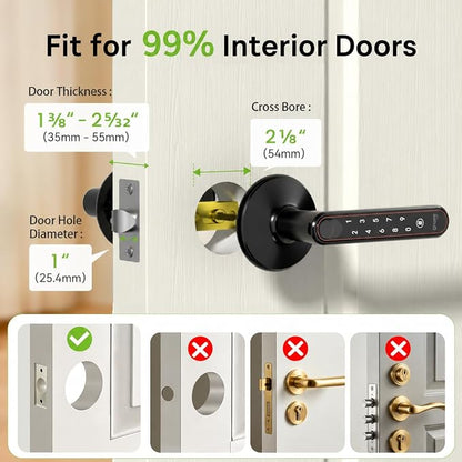 Ghome Smart Fingerprint Door Konb - Image 6