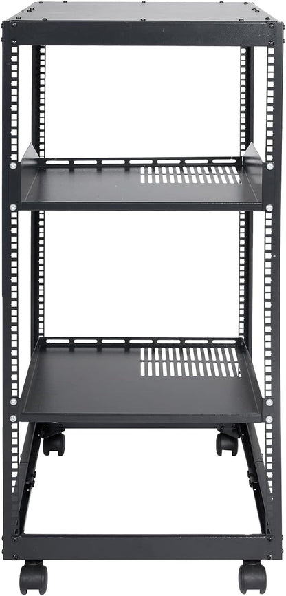 VEVOR 20U Open Frame Server Rack, Free Standing or Wall Mount Network Server - Image 9