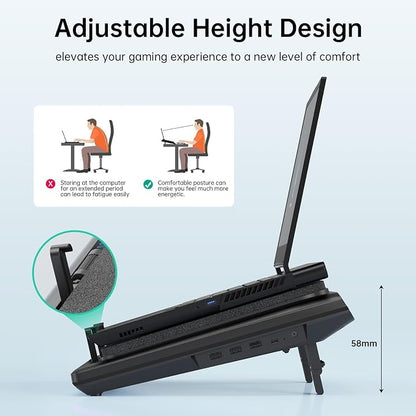 llano Laptop Cooling Pad, Gaming Laptop Cooler - Image 6