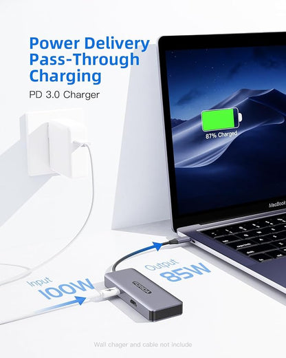 USB C Hub, 7 Ports USB C MultiPort Adapter - Image 6