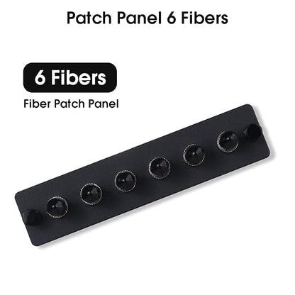 6 Simplex ST Fiber Patch Panel - Image 3