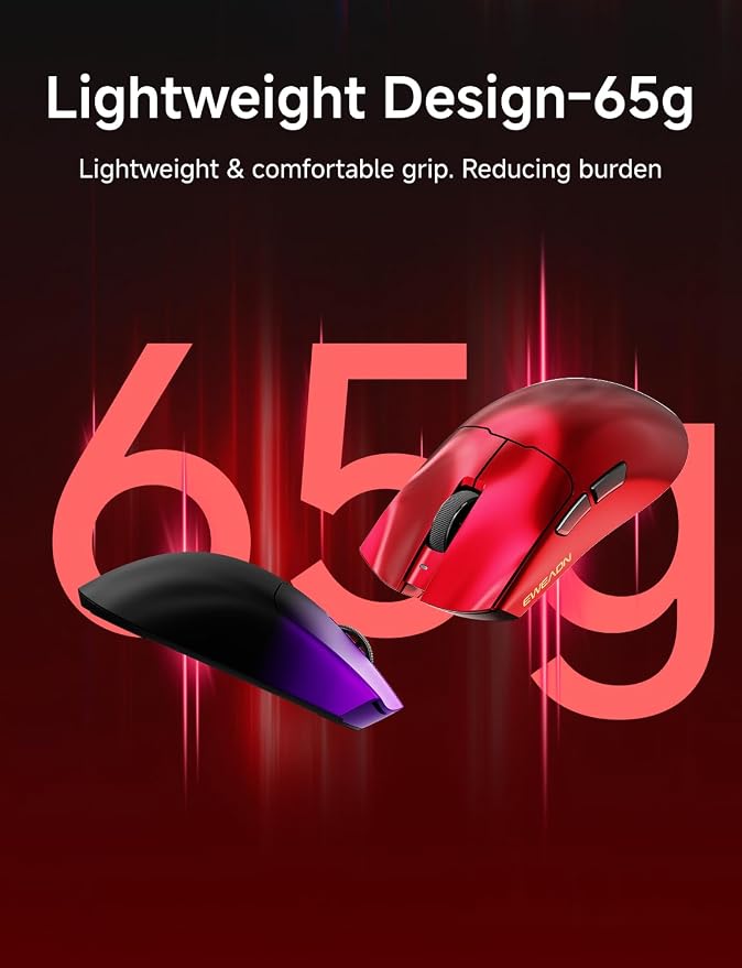 S9 Pro Wireless Gaming Mouse, 59G Ergonomic Computer Mouse, Triple Modes - Image 8
