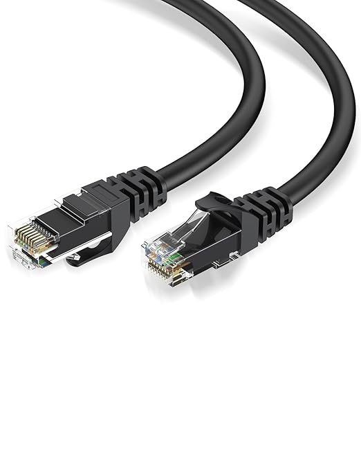 Cat 6 Ethernet Cable 3ft, High Speed 10Gbps Network Cable, UTP 24AWG Flexible by LinkNexa