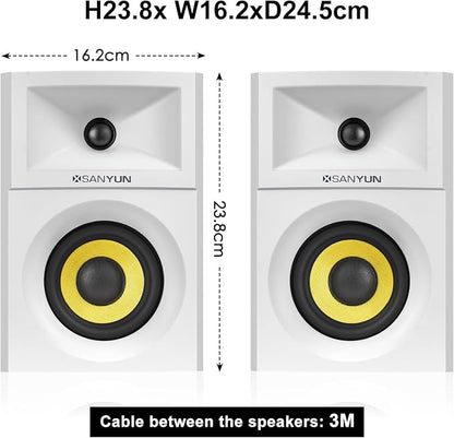 SW205 4" Bookshelf Speakers | Immersive HiFi Audio - Image 2