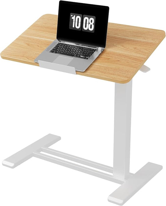 FLEXISPOT H7 PRO Mobile Standing Desk Adjustable Overbed Table Pneumatic by FlexiSpot