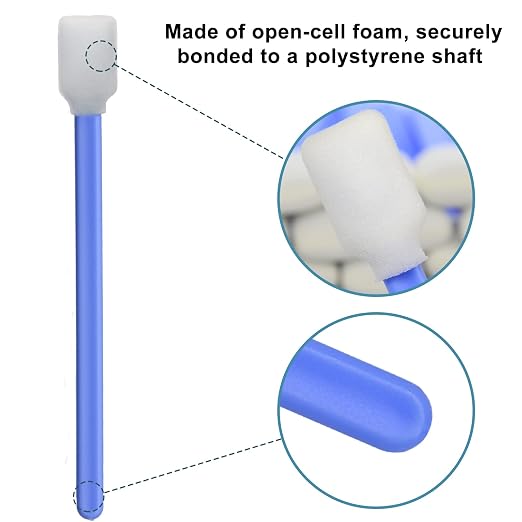 Wellgler's Foam Cleaning Swabs, Foam Swab Kits - Image 7