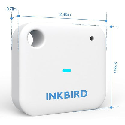 Smart Wi-Fi Temperature and Humidity Sensor, Inkbird Indoor White Hygrometer - Image 2