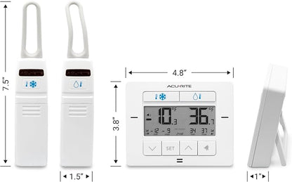 AcuRite Matte White Digital Wireless Fridge and Freezer Thermometer - Image 6