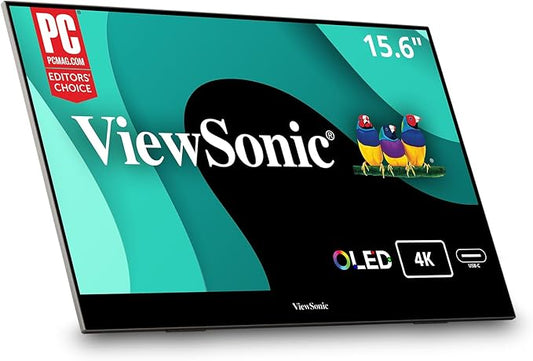 ViewSonic VX1655-4K-OLED 15.6 Inch 4K UHD Portable OLED Monitor by ViewSonicCorporation
