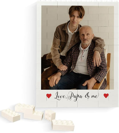 Personalized Photo Puzzle- Customized Photo Building Bricks by Custom