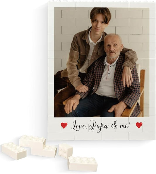 Personalized Photo Puzzle- Customized Photo Building Bricks by Custom