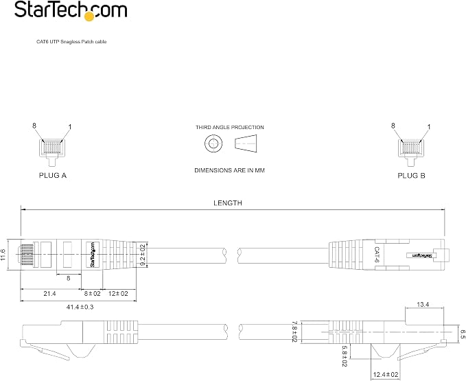 StarTech 50ft CAT6 Ethernet Cable - Image 6