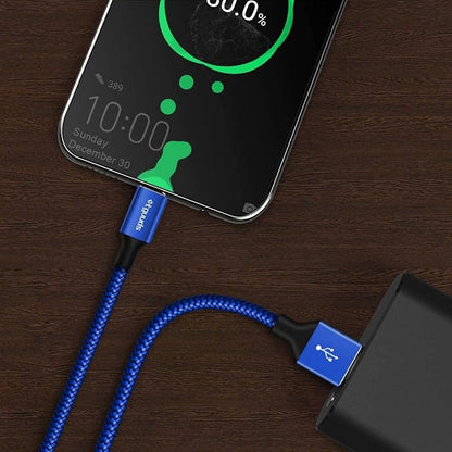 Long USB C Cable, etguuds Fast Charging USB A to Type C Charger Cable Braided - Image 7