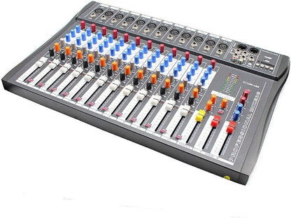12 Channel Audio Mixer, DJ Soundboard Sound Mixer Console - Image 5