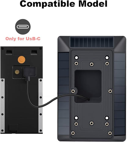 The Fansoun Ring Solar Charger Battery Doorbell Is Only Compatible - Image 2