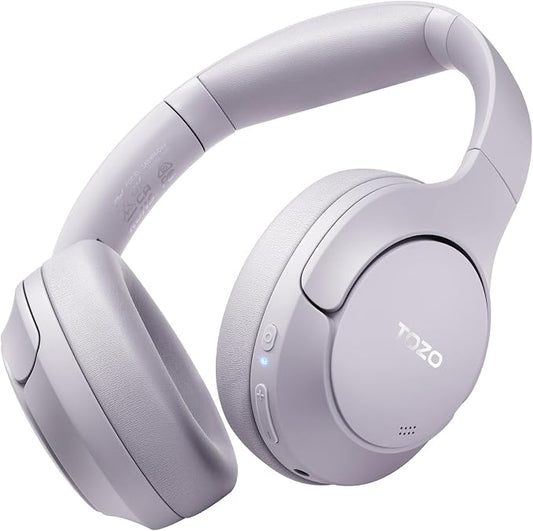 TOZO HT2 Hybrid Active Noise Cancelling Headphones, Wireless Over Ear Bluetooth by TOZO