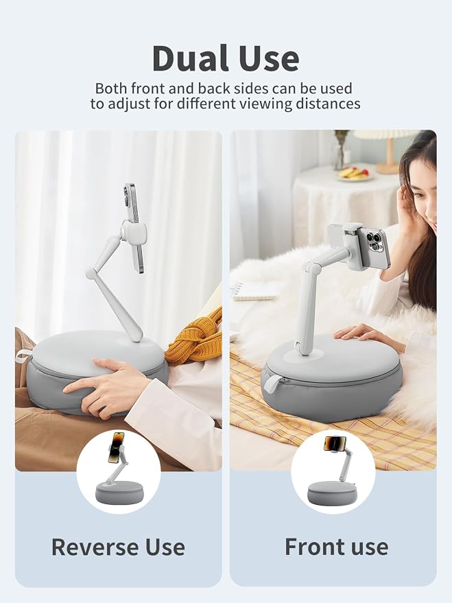 SAIJI Cell Phone Pillow Holder mini iPhone Stand - Image 5