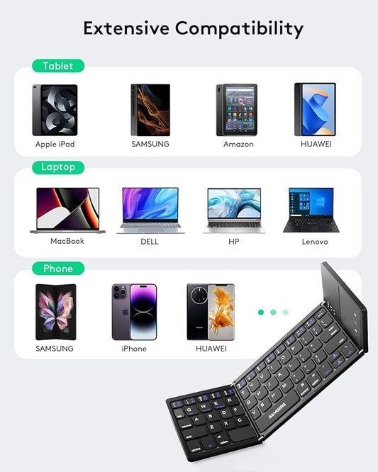 Samsers Foldable Bluetooth Keyboard - Image 2