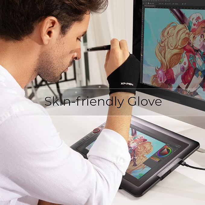 XPPen Artist Drawing Glove 2-Fingers Digital Art Glove - Image 3