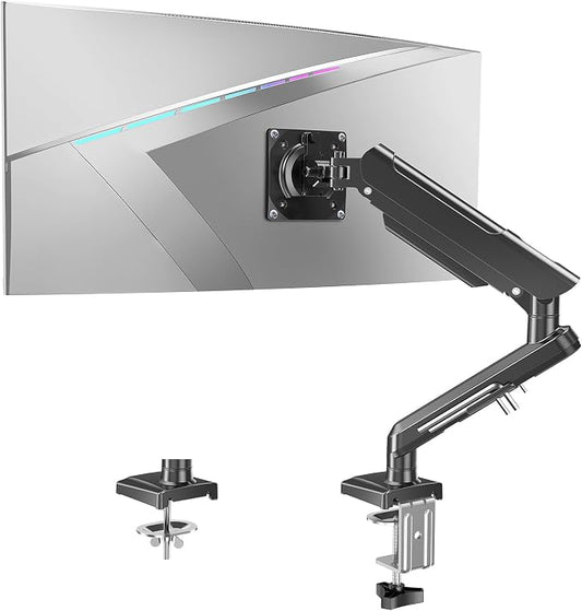 Single Monitor Mount Arm, Fits 13-32 Inch, Holds 4.4-22lbs, Full Motion by ERGOFOCUS