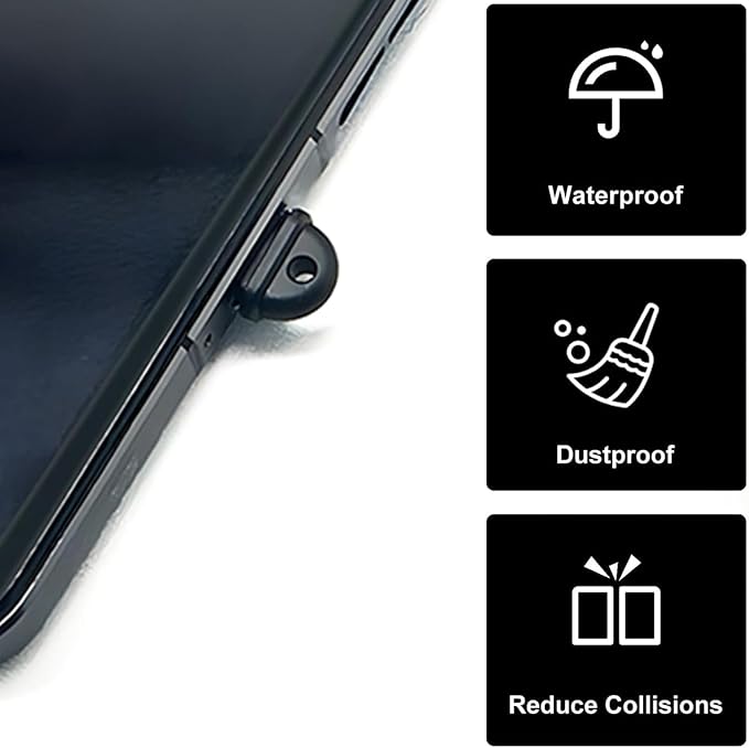 10PCS USB C with Grip Port Dust Plug, Easy Grip Dust Plug Cover, Type-C Dust - Image 6