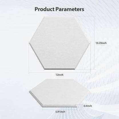 12 Pack Acoustic Panels Self Adhesive Sound Proof Foam, High Density Sound - Image 6