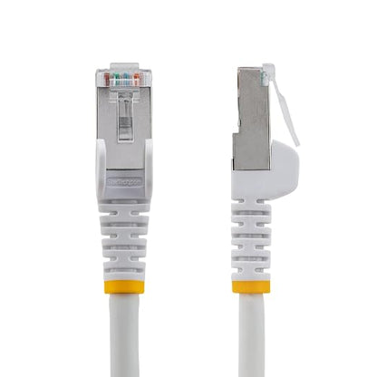 StarTech.com 75ft White CAT6a Ethernet Cable, Snagless RJ45, 100W PoE++ - Image 2