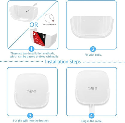 Huafly 2Pcs Screwless Wall Mount Bracket - Image 4